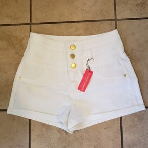 NWT Charlotte Russe High Waist Shorts